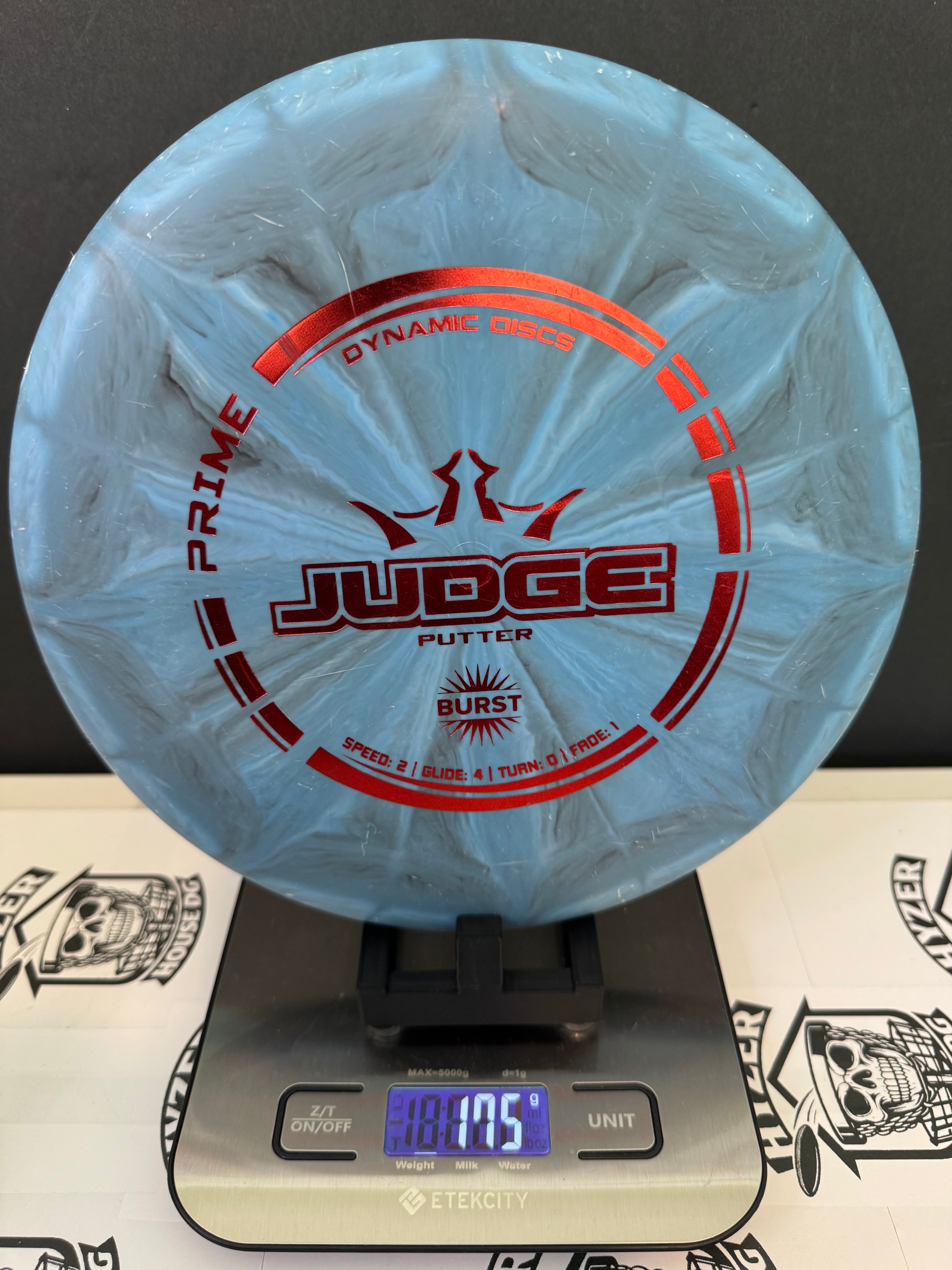 Pre-Loved Dynamic Discs Judge. 2/4/0/1