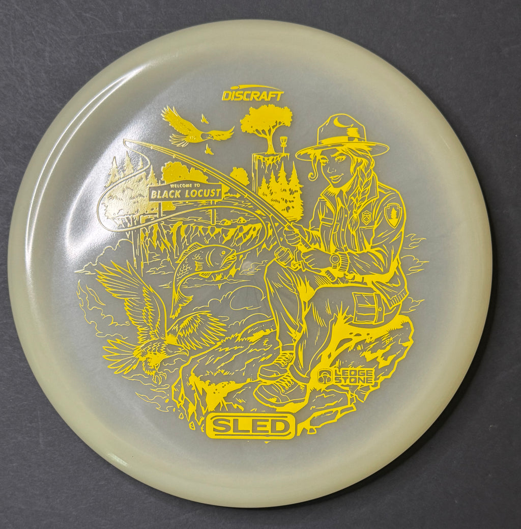 Worlds Edition Mega glow Sled. Black Locust 3/2/-1/2