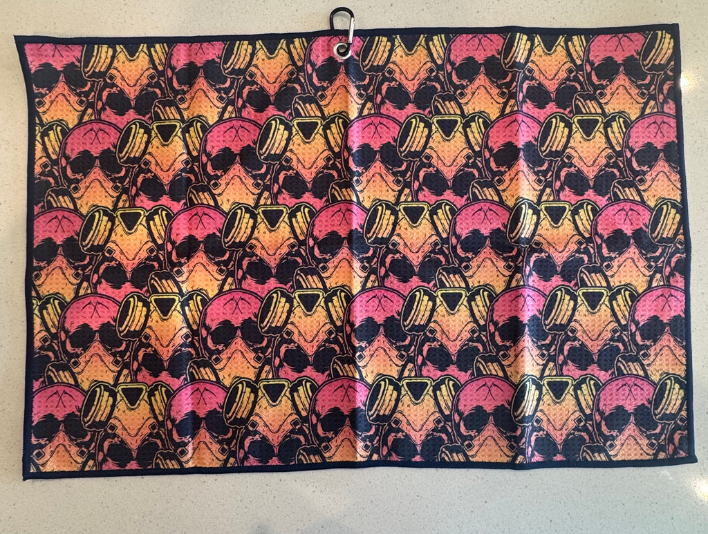 Doomsday Sorbet Skull full color towel