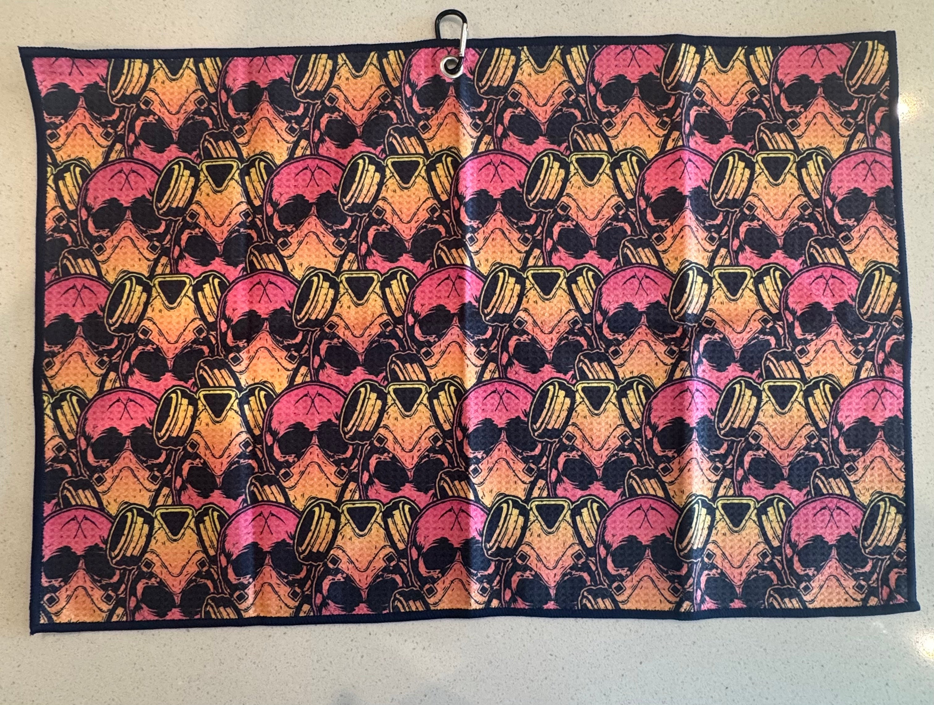 Doomsday Sorbet Skull full color towel