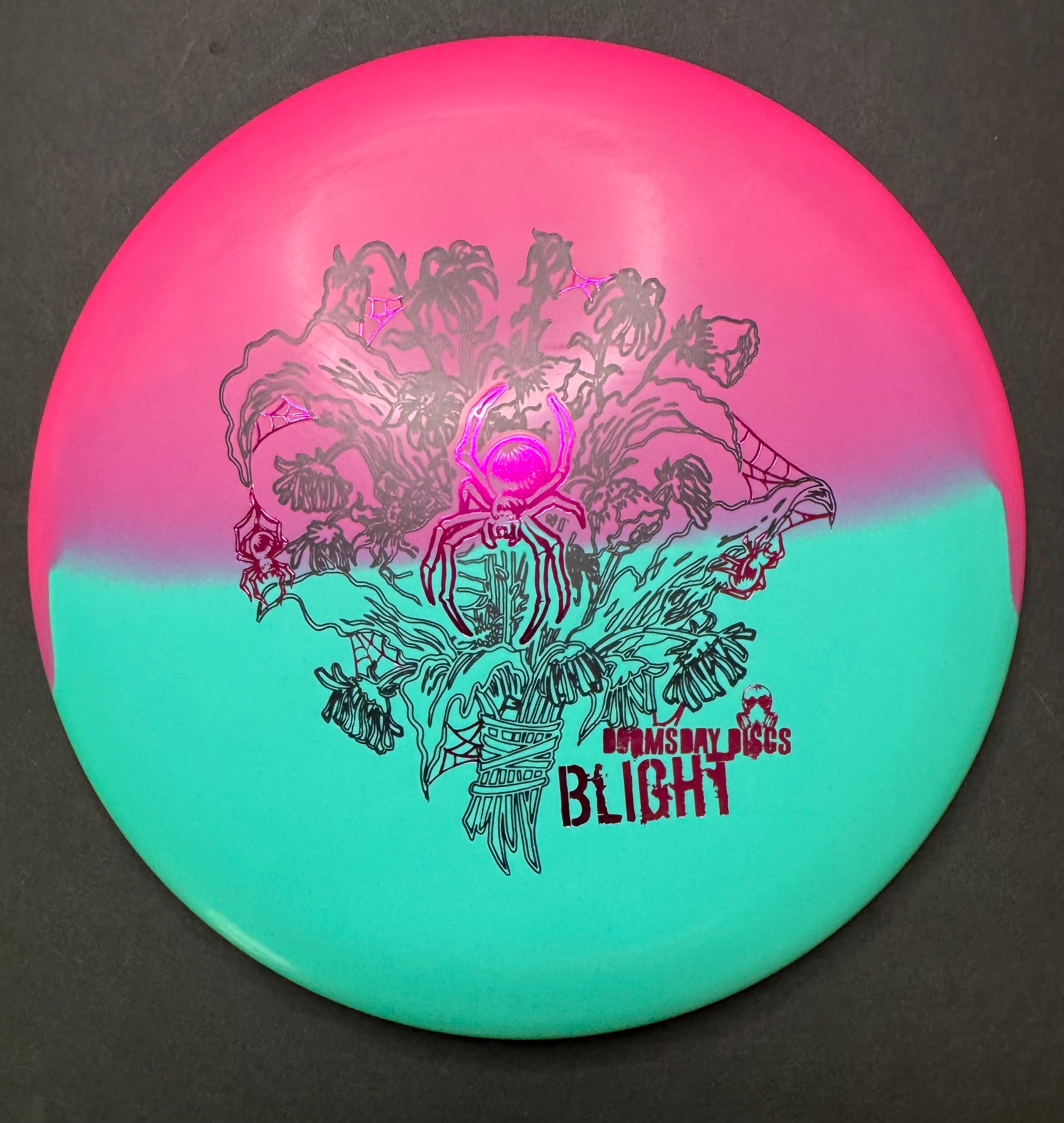 Doomsday Blight 3/3/0/2. 173g. Matte Black/Pink Foil